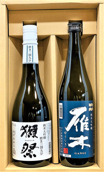 獺祭39・雁木ゆうなぎセット｜しあわせギフト工房 まつもと