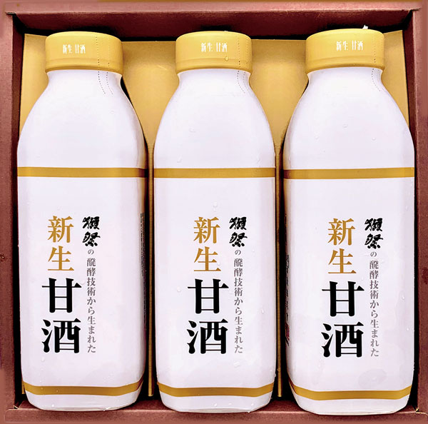 獺祭 新生甘酒 3本ｾｯﾄ｜しあわせギフト工房 まつもと